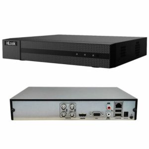 HIKVISION HILOOK 4 CHANNEL CCTV DVR HDMI 4K FULL HD 8MP RECORDER AHD HDMI UK (DVR-204U-M1) 4TB HDD